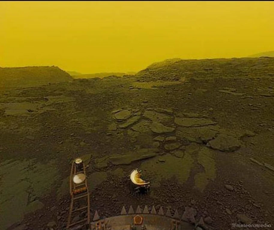 only picture of venus's surface